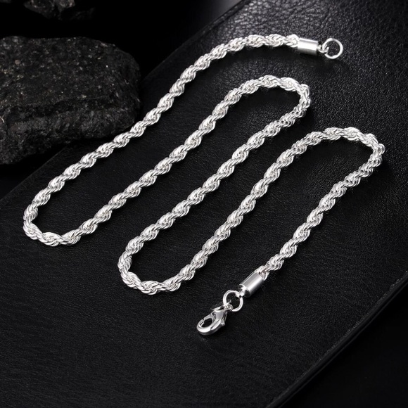 925 Sterling Silver Necklace - Picture 1 of 2